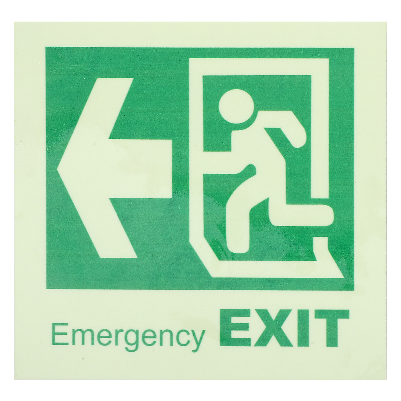 Emergency Exit Sign - Autocollant lumineux auto-adhésif pour signalisation d'urgence,
