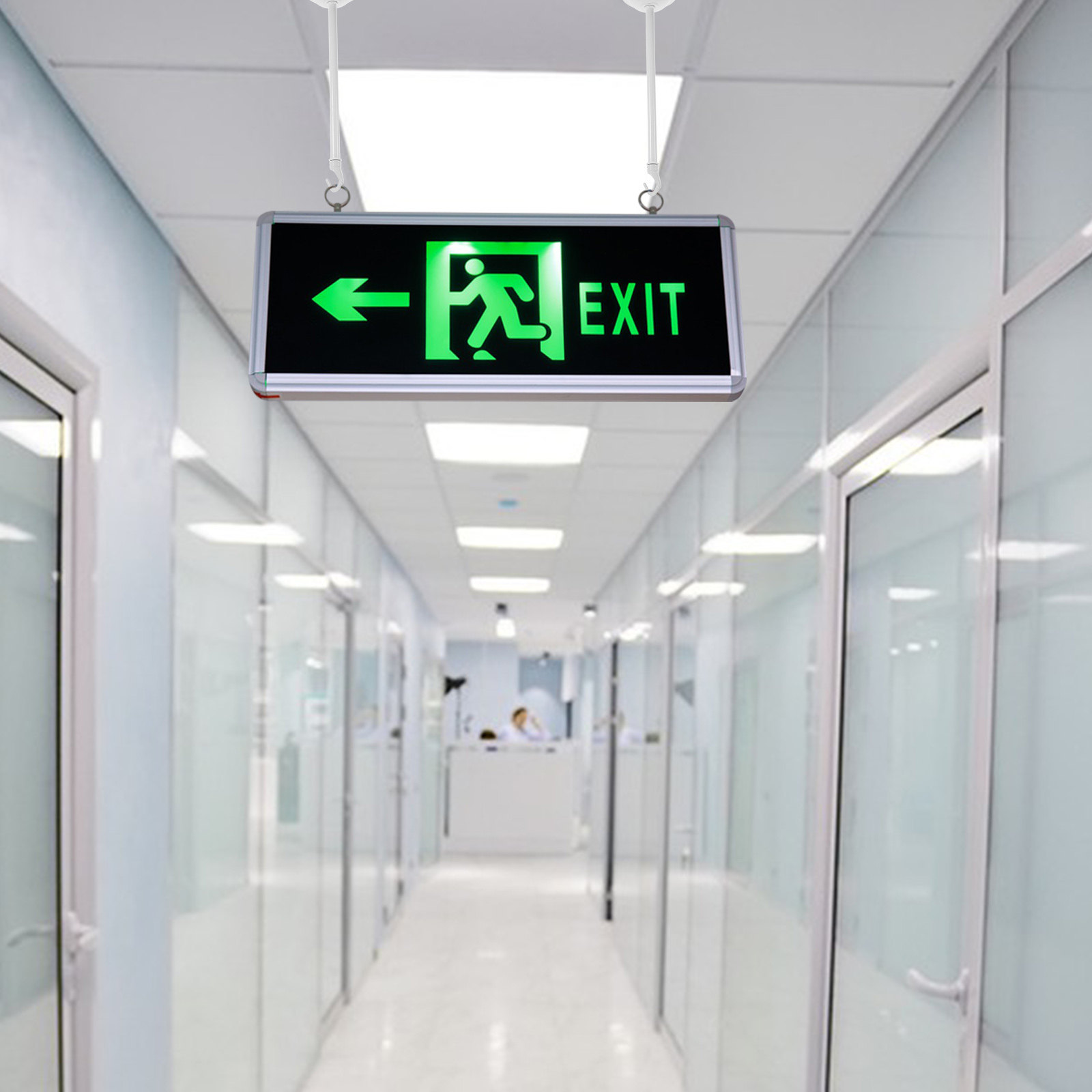 2 pièces, tige de suspension p - Emergency Exit Sign avis et prix