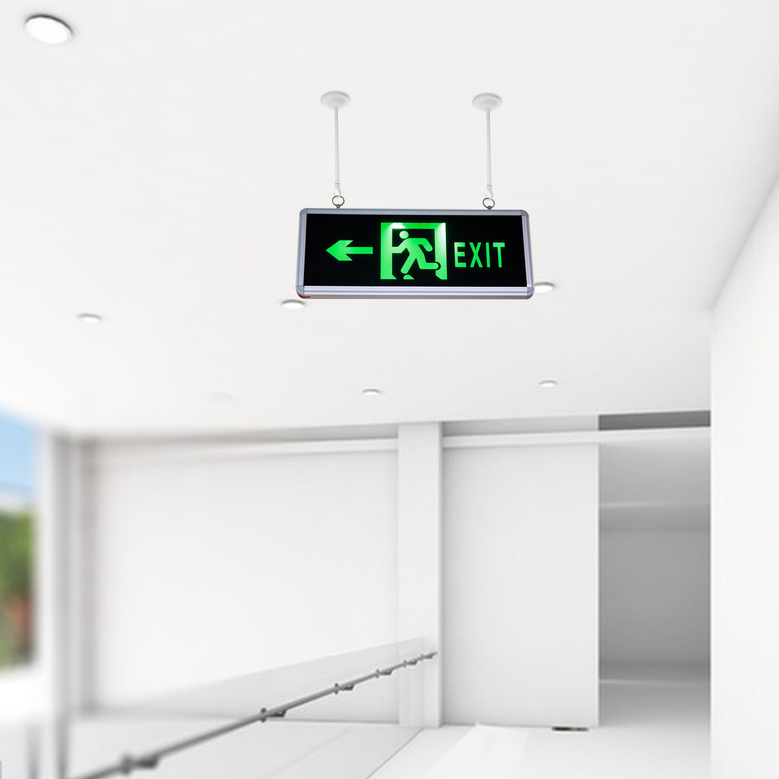 2 pièces, tige de suspension p - Emergency Exit Sign avis et prix